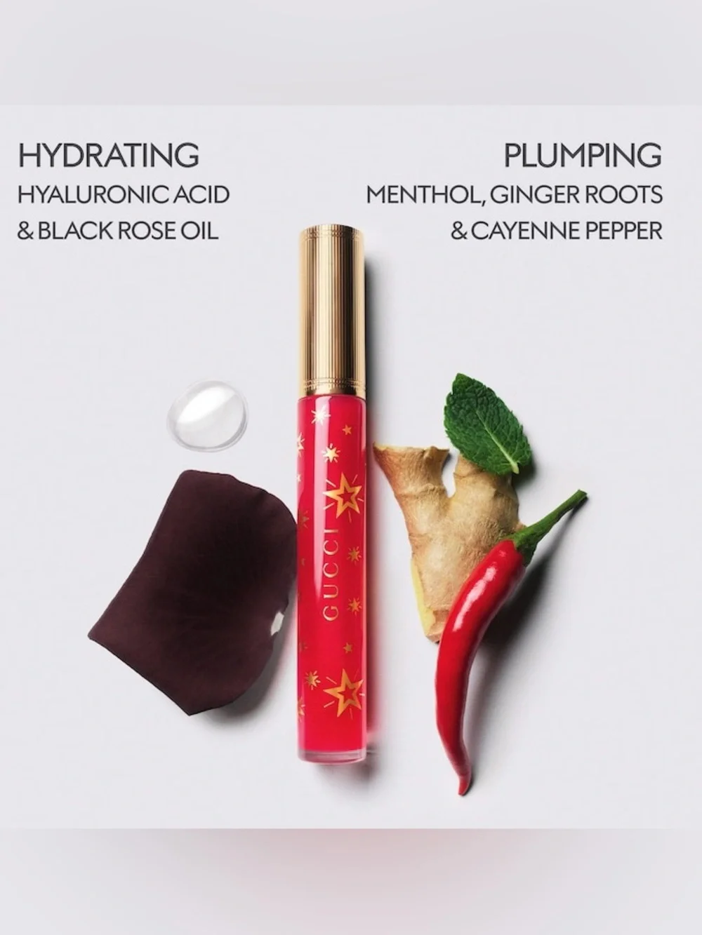 Gucci Hydrating Plumping Lip Gloss 117 - joslyn clair NEW NO BOX / $43 Retail